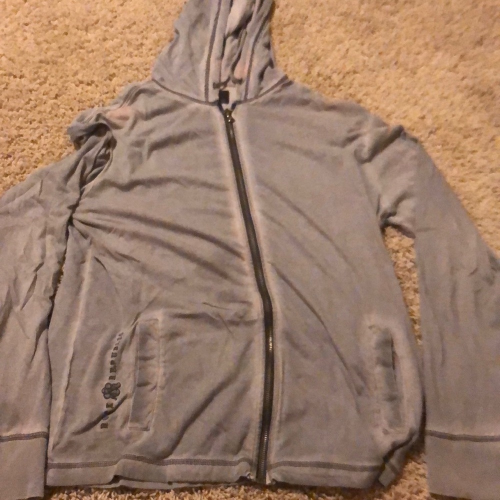 Rock & Republic Zip-Up Light Sweatshirt